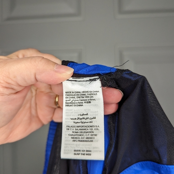 Bebe Sport Athletic Running Shorts With Elastic Waist & Liner Medium Blue/Black - Picture 7 of 9